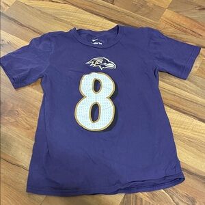 Baltimore Ravens Lame Jackson shirts, youth medium
